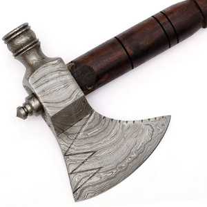 ขวานโทมาฮอว์กทำจากเหล็กเกรดอุตสาหกรรมตามสั่งใช้งานกลางแจ้งทำจากคาร์บอนสูงทนทาน - Product Image 3