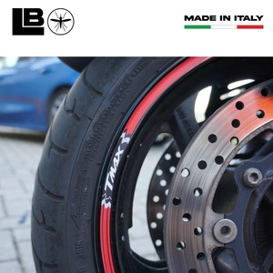 Strisce Adesive Personalizzate Tmax per Scooter YAMAHA 500 T MAX 2001-2007, Adesivi per Ruote, Decalcomanie Decorative con Logo Compatibile - Product Image 3