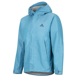 Veste de pluie en nylon personnalisée OEM, vente en gros, pas cher, veste coupe-vent légère pour hommes, veste de pluie pour hommes - Product Image 3