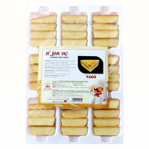 Vietnam Export Supply OEM/ODM HALAL Tart High <b>Quality</b> <b>Sweet</b> Baked Tart Bakery Frozen Egg Tart Shell YA03 468G Dessert Wholesale - Product Image 1