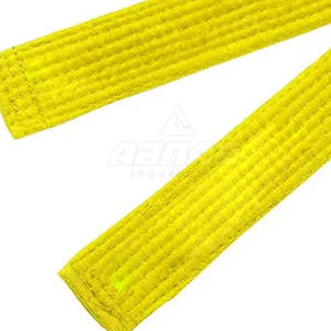 Cinturón de kárate personalizable en stock nuevo y material duradero Cinturón de kárate clásico de construcción - Product Image 4