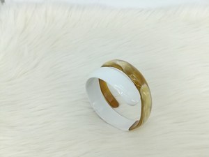 ethically crafted buffalo horn <b>cuff</b> <b>links</b> square natural horn <b>cuff</b> <b>links</b> for <b>men</b> round buffalo horn <b>cuff</b> <b>links</b> polished finish - Product Image 2