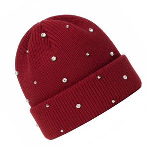 Gorro de Invierno de Jacquard de Buena Calidad, Estilo 2026, Gorro de Moda con Pedrería de Alta Calidad para Unisex - Product Image 5