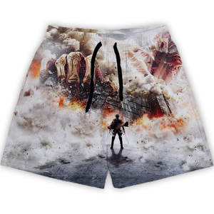 กางเกงขาสั้นแนวสตรีทวินเทจสำหรับผู้ชายกางเกงขาสั้นบาสเก็ตบอลตาข่ายสองชั้นแบบย้อนยุค - Product Image 2