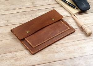 Housse pour ordinateur portable en cuir véritable de haute qualité, imperméable, pour Macbook, avec couleur et logo personnalisés, modèle LLS-0071 - Product Image 5