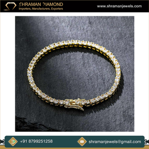 Top Quality Unique Design Luxury VVS1 6.41 TCW Moissanite Diamond Tennis Bracelet for Anniversary and Engagement Gift - Product Image 3