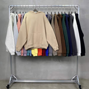 Sweat à capuche surdimensionné de haute qualité, sweat à capuche unisexe, sweat à capuche court pour homme, impression en relief, broderie, sweats à capuche personnalisés - Product Image 5