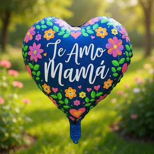 Globo de Aluminio con Forma de Corazón Te Amo Mamá de 45 cm, Decoraciones para Fiestas - Product Image 3