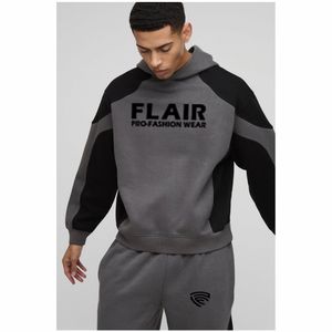 Sweat à capuche en coton biologique 100% pour hommes de haute qualité, épais, surdimensionné, Streetwear, motif solide, broderie perlée - Product Image 4