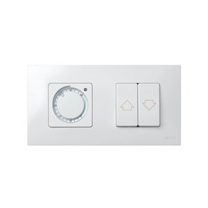 Cornice bianca compatta, 2 elementi, con cornice 85x162mm. (Simon 27 Play 2700620-030) - Product Image 2