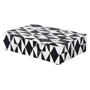 Artisan Resin Inlay <b>Box</b> for Boutiques Premium Handcrafted Jewelry Organizer Display Piece by Tradebyd - Product Image 5