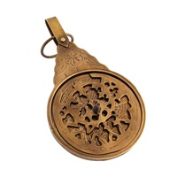 Astrolabe en laiton vintage à suspendre, astrolabe en laiton arabe à suspendre, astrolabe antique personnalisé, vente en gros