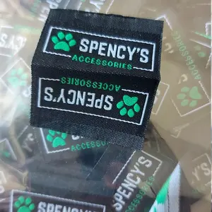 ป้ายติดเสื้อคอตตอนออร์แกนิกผ้าซาตินฉลากทอสำหรับเสื้อผ้ากระเป๋ารองเท้า - Product Image 1