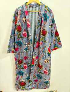 Boho Inspired Luxury Velvet <b>Kimono</b> with Soft Plush Fabric Elegant and Comfortable for <b>Women</b> Ideal for Home Party or Evening Wear - Product Image 5