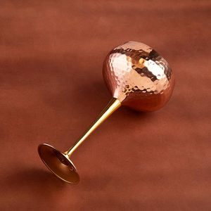 แก้วน้ำทองแดงสุดหรูพร้อมงานฝีมือที่น่าสนใจเหมาะสำหรับการใช้งานประจำวันและน้ำดื่มอายุรเวทแท้ - Product Image 4