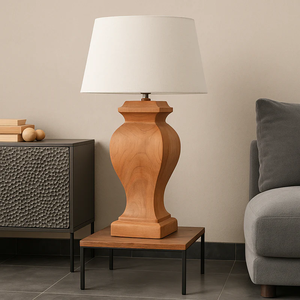OEM Manufacturer Farmhouse Wooden Lamp Rustic Decorative Indoor <b>Kitchen</b> Livingroom Home <b>Lighting</b> Cozy Charm - Product Image 1