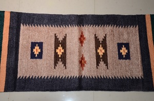 Alfombra de chenilla hecha a mano de la mejor calidad/Alfombra de poliéster de algodón estilo tradicional con encanto elegante forma rectangular uso del suelo oración - Product Image 2