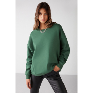 Sudadera Básica de Mujer GRIMELANGE SUSANA con Cuello Redondo, Forro Polar y Corte Holgado - Product Image 5