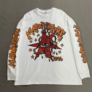 Pure Cotton Man Long Sleeve <b>T</b>-<b>shirt</b> Custom Oversize Long Sleeve <b>T</b>-<b>shirt</b> Wholesale <b>Heavyweight</b> 300gsm <b>t</b> <b>Shirt</b> for <b>Men</b> - Product Image 1