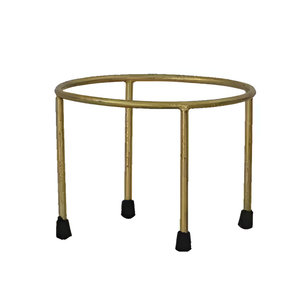 Soporte de plantas de flores de metal de alta calidad al por mayor soporte de plantas alto de metal soporte de maceta de hierro oro al aire libre sala de estar jardín - Product Image 3