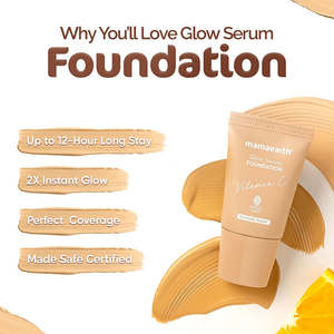Base de Maquillaje en Crema en Mini Tubo Glow Serum - 18 ml, Maquillaje Líquido Iluminador Vegano de Larga Duración - Product Image 5
