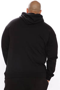 OEM Sweats à capuche grande taille avec logo personnalisé pour hommes Sweats à capuche thermiques élégants 100% coton respirant Sportswear Sweatshirts à capuche - Product Image 3