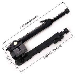 Mini Trípode Táctico de Aleación de Aluminio, Ajustable, para Caza al Aire Libre, Inclinable, con Liberación Rápida, Montaje de 20 mm - Product Image 6