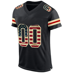 Ventes en gros, personnalisation du logo, 100% polyester, vêtements de football, nom et numéro de l'équipe, maillot de football américain pour la vente en ligne - Product Image 4