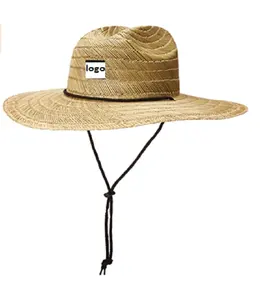 Cappello da sole da spiaggia per bagnino laterale da uomo all'ingrosso 100% fibra importata chiusura regolabile lavaggio a mano solo Sourcing dal Bangladesh