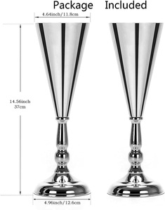 Nouveauté Vases à fleurs de taille moyenne de couleur chrome de la meilleure conception Vases à fleurs décoratifs de qualité supérieure en gros en provenance d'Inde - Product Image 5