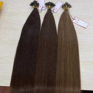 Bán Buôn 100% Brazil Remy Trinh Nữ Mở Rộng Đôi Rút Ra U-Tip Sợi Ngang 1G/Tip Mượt Sóng Thẳng Không Có Rối Không Có Shedding Thiên Tài - Product Image 1