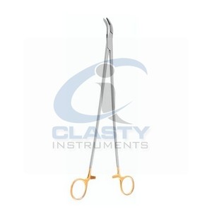 VASCULAR PINZA QUIRÚRGICA 9 "SATINSKY FORCEPS DEBAKEY ATRAUMÁTICA TANGENCIAL ACERO PROFESIONAL FABRICACIÓN ABRAZADERAS - Product Image 3
