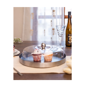 Luminum-Soporte de pastel y alentina, tapa acrílica de forma redonda - Product Image 1