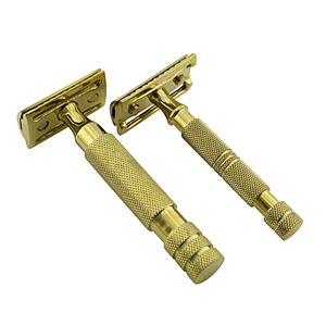 Maquinilla de Afeitar de Seguridad de Doble Filo Personalizada Kounain para Hombre y Mujer, Mango de Acero Inoxidable Duradero, Cuchillas de Acero Inoxidable Superiores, Opciones de Color de Cara - Product Image 1