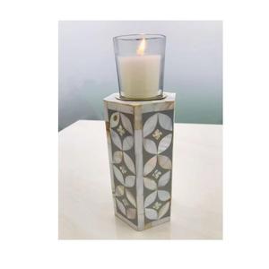 Aluminium Twig Flower Table <b>Candle</b> <b>Holder</b> Brass Plated Tabletop for Festive <b>Dinner</b> Birthday Party for Living Space <b>Candle</b> Stand - Product Image 2