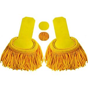 Paire d'épaulettes en laine les mieux notées Planches d'épaule uniformes professionnels Accessoires uniformes de robe personnalisables - Product Image 4