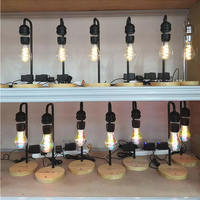 Ampoule magnétique à lévitation, lampe de bureau flottante avec chargeur de téléphone sans fil