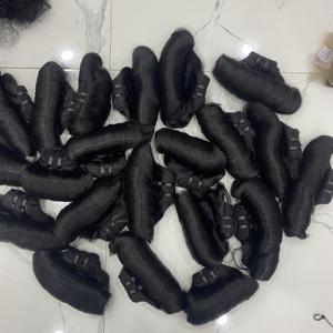 Tóc xoăn bó <span class=keywords><strong>Remy</strong></span> tóc con người trinh nữ lớn <span class=keywords><strong>Curl</strong></span> Máy đôi sợi ngang lớp biểu bì phù hợp siêu bouncy dệt - Product Image 6