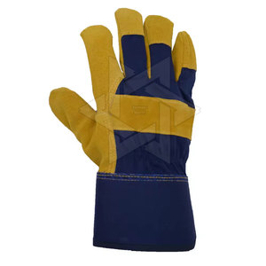 Gants de travail en cuir de protection du travail de conducteur d'assemblage de meilleure qualité avec des gants en cuir de service OME du Pakistan - Product Image 2
