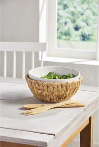 Bol tissé à la main jacinthe d'eau repas naturel présentation décor écologique produits vietnamiens en gros - Product Image 2
