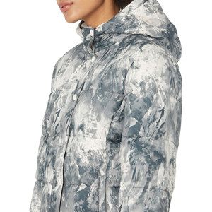 Chaqueta de mujer con logotipo personalizado para exteriores, abrigo cálido con burbujas para mujer, chaqueta acolchada a la moda para mujer - Product Image 5