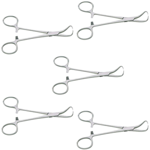Fórceps Backhaus de alta calidad, abrazadera de toalla con acabado Dall de 12 cm, acero inoxidable alemán para instrumentos veterinarios, precio barato - Product Image 3