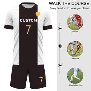 Nuevo Modelo de Uniformes de Fútbol de Verano con Logotipo Personalizado, Diseño Impreso, 100% Poliéster, Colores Personalizados - El Mejor Fabricante, Precio Bajo, Ropa de Equipo - Product Image 6