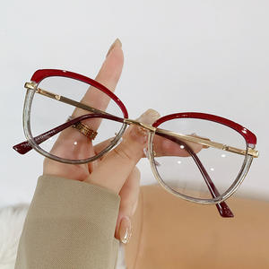 Lunettes d'ordinateur anti-lumière bleue Montures de lunettes lunettes anti-rayonnement Lunettes photochromiques <span class=keywords><strong>Verre</strong></span> <span class=keywords><strong>optique</strong></span> carré - Product Image 3