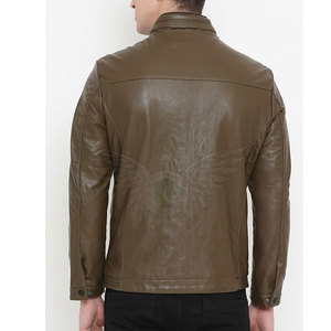 Slim Fit Top Quality Design <b>Men</b> Clothing Casual Leather <b>Jacket</b> Best Winter Fashion Leather <b>Jacket</b> - Product Image 4