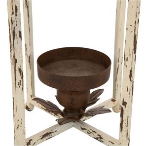 Juego de dos portavelas de hierro para decoración del hogar, conjunto de faroles de alta calidad hechos en la India para Hotel, restaurante, oficina de boda, venta al por mayor - Product Image 3