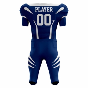 Uniformes de football américain personnalisés de qualité supérieure à manches courtes et respirants pour équipes, tailles plus grandes, couleur personnalisée, impression de haute qualité - Product Image 2
