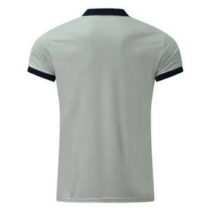 Precio de fábrica Logotipo personalizado Polo Camisas Casual Golf Estilo Algodón Tallas grandes Cuarto Polo con cremallera Camiseta para hombres Ropa Color sólido - Product Image 2