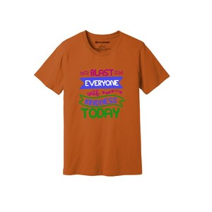 Thèmes de gentillesse imprimer 100% t-shirt en tissu de coton 160-180 à lourd GSM 12 couleurs disponibles Personnalisé votre propre conception et placement - Product Image 4