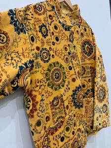 À la main Suzani imprimer femmes porter avant veste ouverte rayure à la main à la main Vintage velours veste pour femmes tenue décontracté veste - Product Image 4